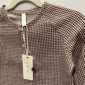Boy - 12-18M - NWT Quincy Mae Zion Shirt in Plum Gingham